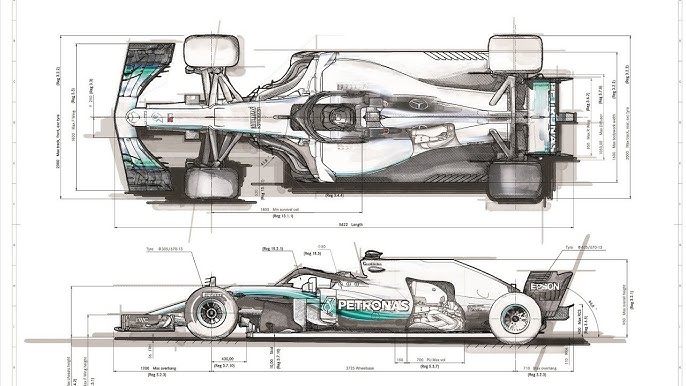 Formula 1 cars use a variety of technologies to achieve high speeds and performance, including aerodynamics, chassis and turbocharged V6 engines.