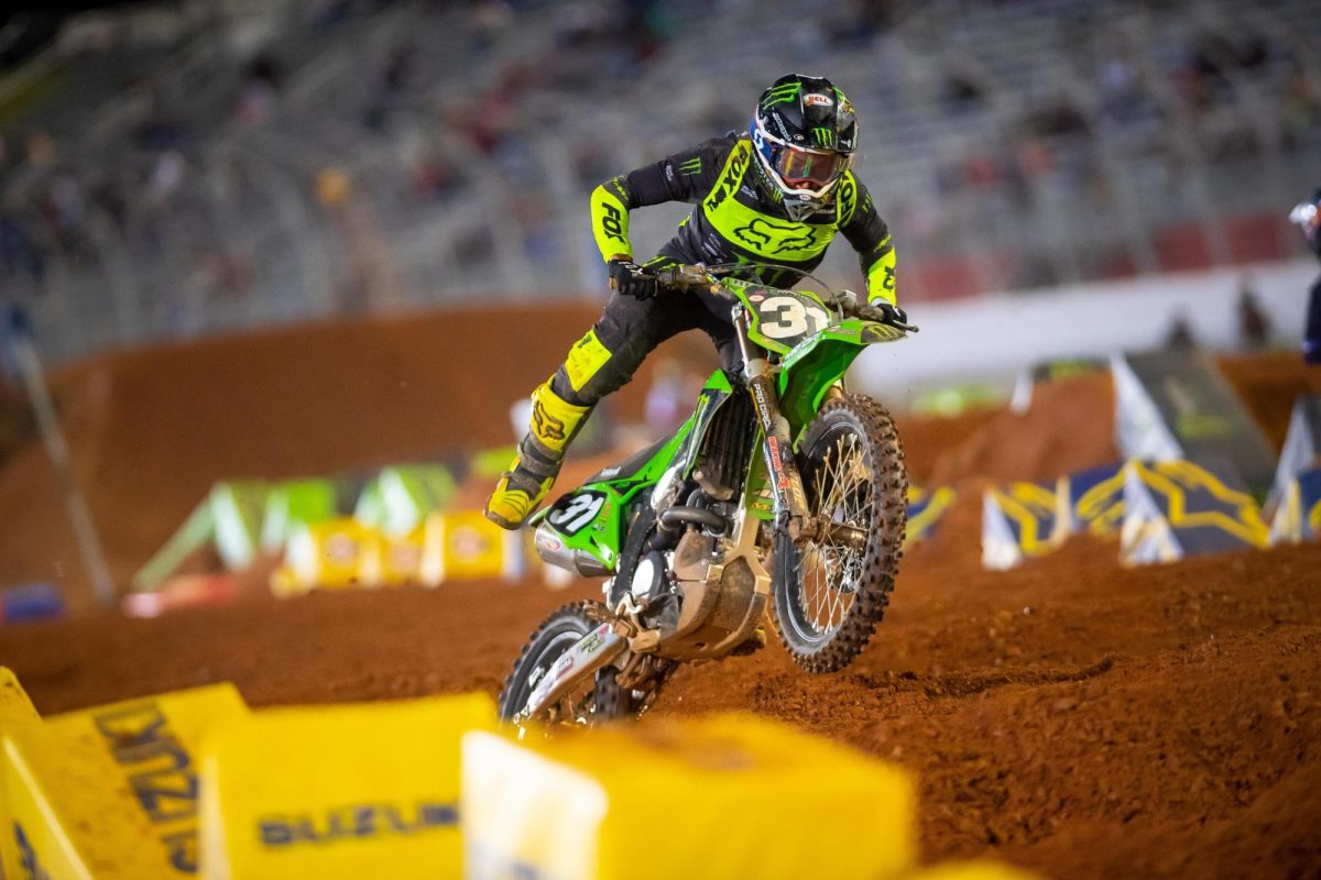 Cameron McAdoo crashing while riding his dirt bike